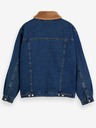 Scotch & Soda Modrá pánská džínová bunda s kožíškem Scotch & Soda