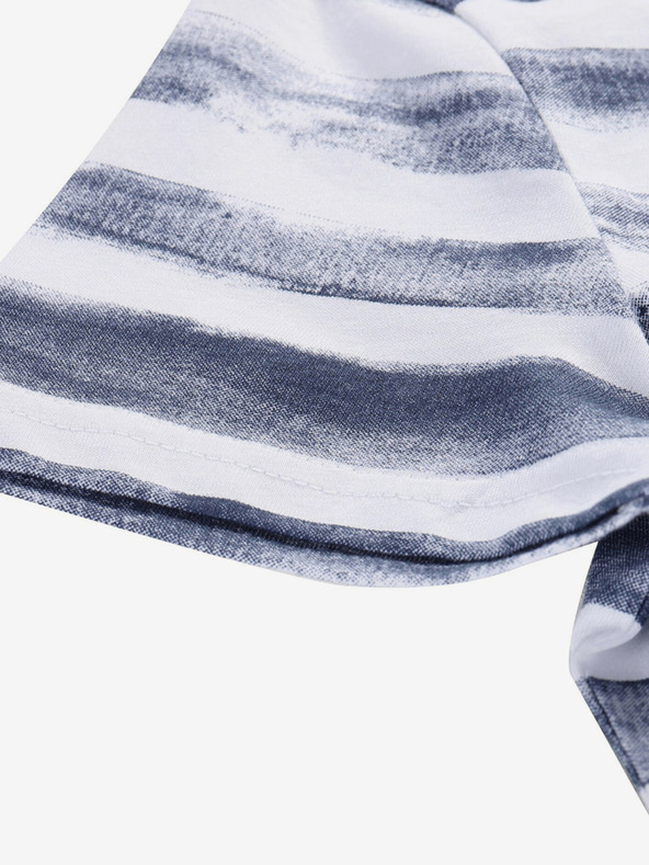 NAX Modré dámské vzorované tričko NAX Sarga