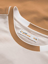 Ombre Clothing Hnědé pánské tričko Ombre Clothing