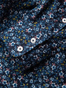 Ombre Clothing Modrá pánská vzorovaná slim fit košile Ombre Clothing