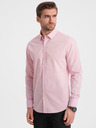 Ombre Clothing Růžová pánská košile Ombre Clothing