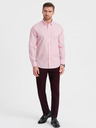 Ombre Clothing Růžová pánská košile Ombre Clothing