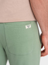 Ombre Clothing Zelené pánské tepláky Ombre Clothing