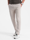 Ombre Clothing Béžové pánské tepláky Ombre Clothing