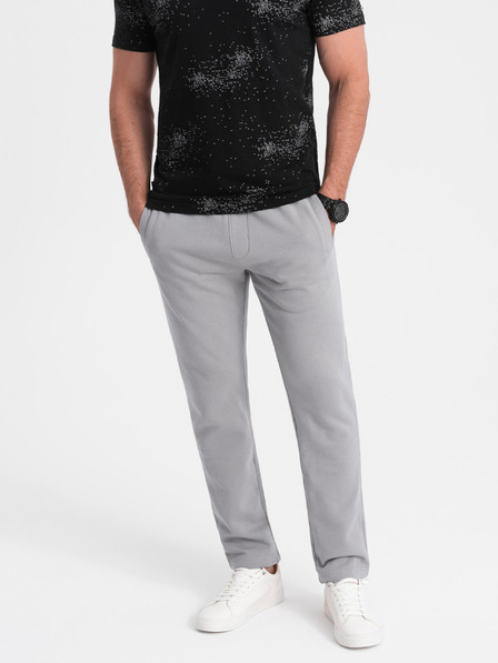 Ombre Clothing Šedé pánské tepláky Ombre Clothing