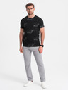 Ombre Clothing Šedé pánské tepláky Ombre Clothing
