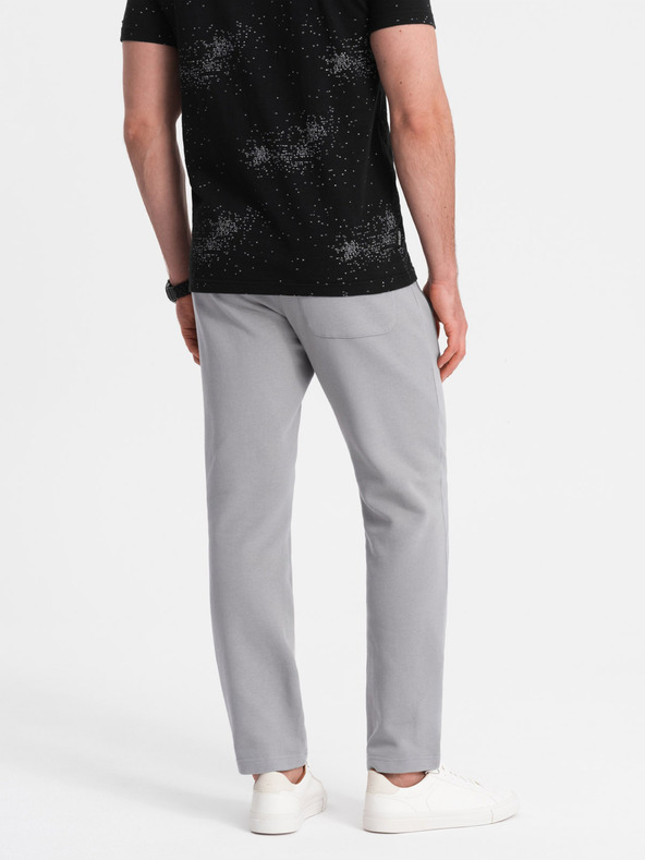 Ombre Clothing Šedé pánské tepláky Ombre Clothing