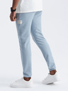 Ombre Clothing Světle modré pánské tepláky Ombre Clothing