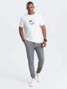 Ombre Clothing Šedé pánské tepláky Ombre Clothing