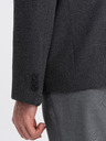 Ombre Clothing Tmavě šedé pánské sako Ombre Clothing
