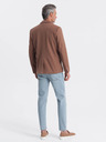 Ombre Clothing Hnědé pánské sako Ombre Clothing