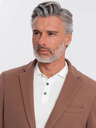 Ombre Clothing Hnědé pánské sako Ombre Clothing