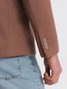 Ombre Clothing Hnědé pánské sako Ombre Clothing