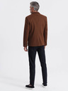 Ombre Clothing Hnědé pánské sako Ombre Clothing