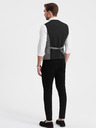 Ombre Clothing Šedá pánská vesta bez klop Ombre Clothing