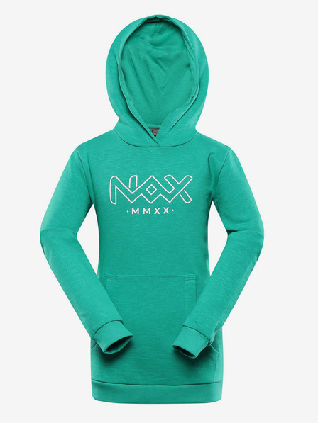 NAX Zelená dětská mikina NAX Colefo