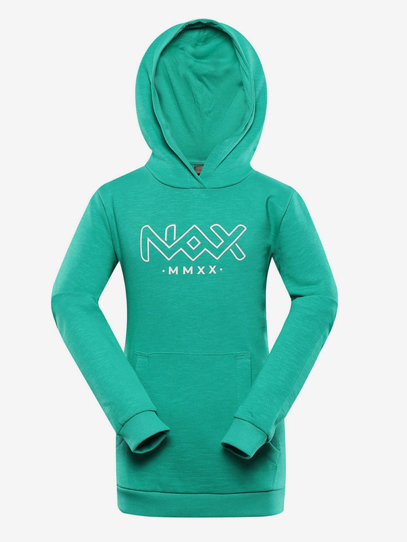 NAX Zelená dětská mikina NAX Colefo