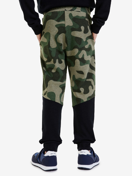 Sam 73 Khaki klučičí vzorované tepláky SAM 73 Conrad