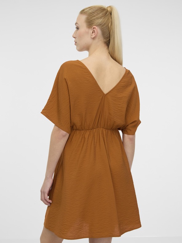 Orsay Hnědé dámské krátké šaty ORSAY