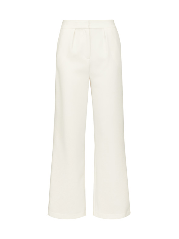 Orsay Krémové dámské široké kalhoty ORSAY