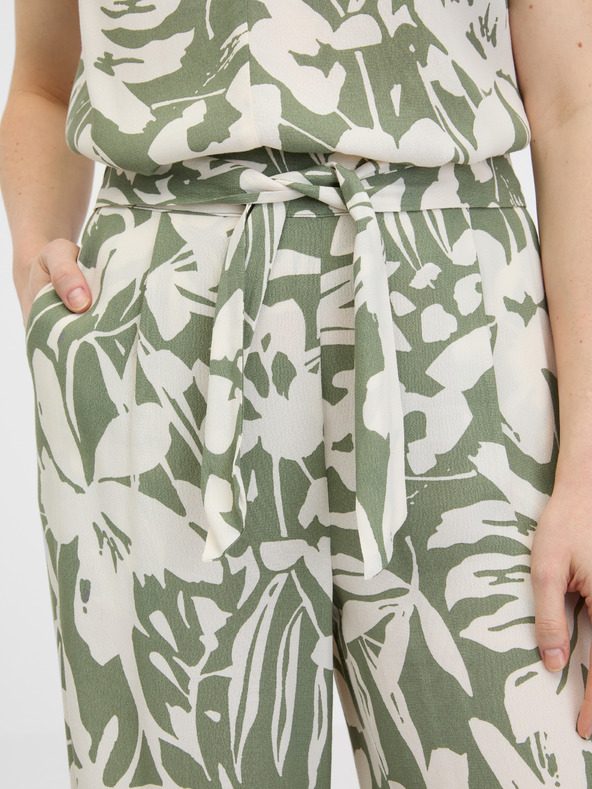 Orsay Khaki dámské široké kalhoty ORSAY