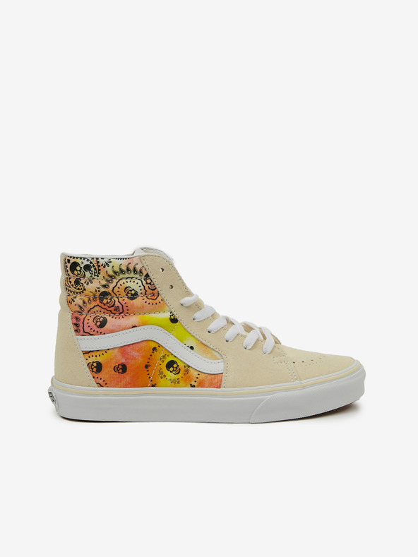 Vans Krémové dámské kotníkové tenisky s motivem Vans Sk8-Hi Orng