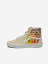 Vans Krémové dámské kotníkové tenisky s motivem Vans Sk8-Hi Orng