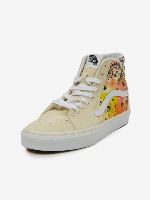 Vans Krémové dámské kotníkové tenisky s motivem Vans Sk8-Hi Orng