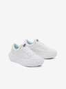 Vans Krémové kostkované semišové tenisky na platformě VANS Old Skool