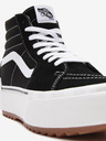 Vans Černo-bílé dámské kotníkové tenisky VANS UA SK8-Hi Stacked