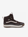 Vans Tmavě hnědé pánské zimní kotníkové boty se semišovými detaily VANS UA UltraRange EXO Hi MTE-2