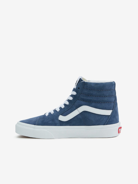 Vans Modré dámské semišové kotníkové tenisky VANS SK8-Hi