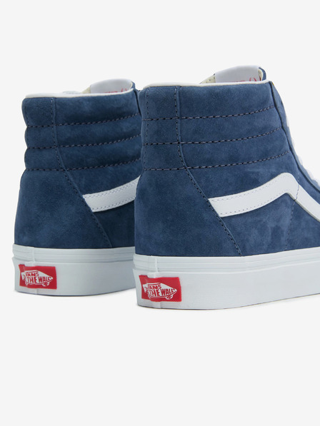 Vans Modré dámské semišové kotníkové tenisky VANS SK8-Hi