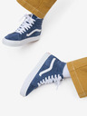 Vans Modré dámské semišové kotníkové tenisky VANS SK8-Hi