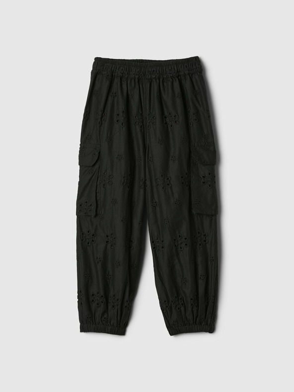GAP Baby krajkové cargo kalhoty GAP