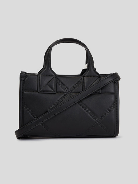 Karl Lagerfeld Černá dámská kabelka KARL LAGERFELD Skuare SM Tote Embossed