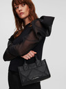 Karl Lagerfeld Černá dámská kabelka KARL LAGERFELD Skuare SM Tote Embossed