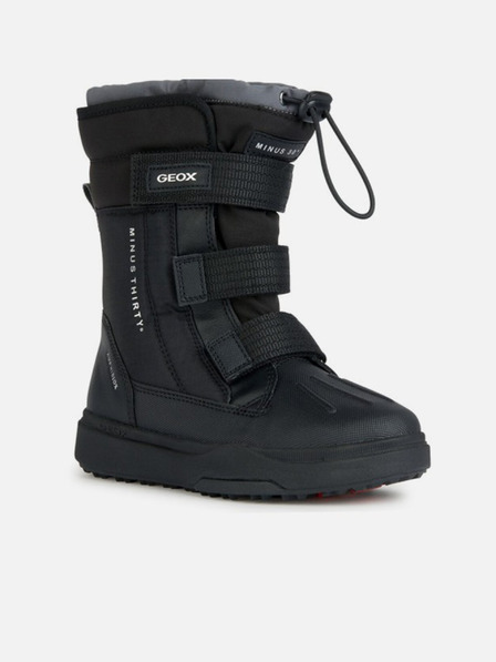 Geox Černá chlapecká zimní obuv Geox Bunshee Pg B A