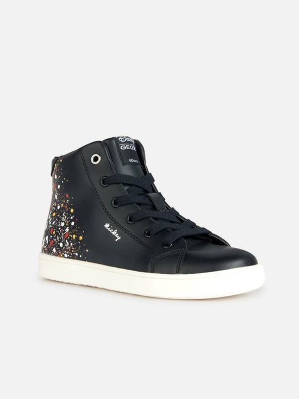 Geox Černé dívčí tenisky Geox Kathe