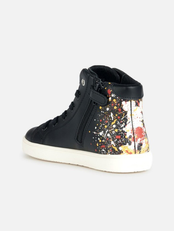 Geox Černé dívčí tenisky Geox Kathe