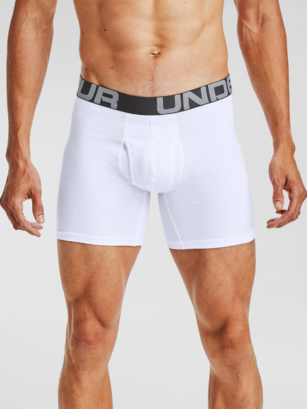Under Armour Pánské boxerky Under Armour Charged Cotton 6in 3 Pack