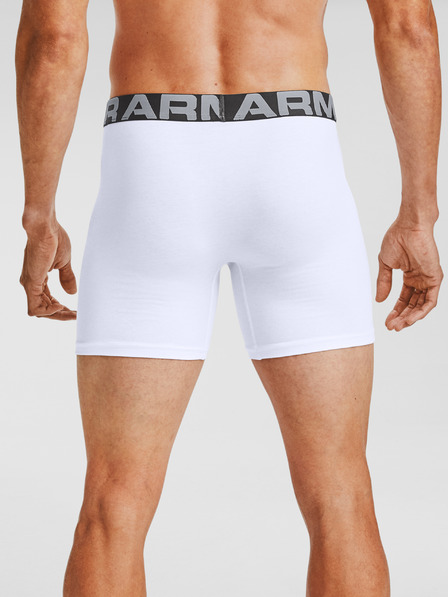 Under Armour Pánské boxerky Under Armour Charged Cotton 6in 3 Pack