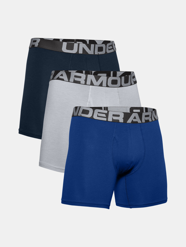 Under Armour Pánské boxerky Under Armour Charged Cotton 6in (3ks)