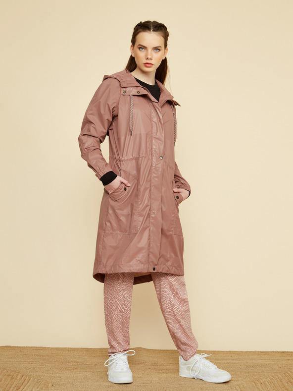ZOOT.lab Hnědá dámská metalická parka ZOOT.lab Hayley