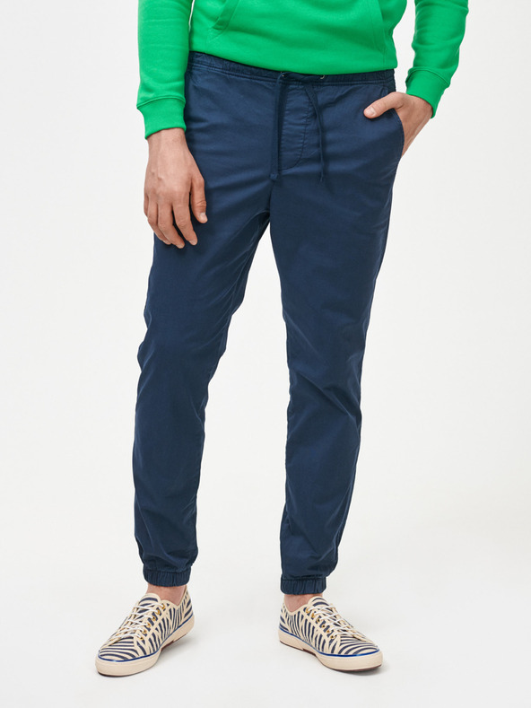GAP Kalhoty slim canvas joggers GapFlex GAP