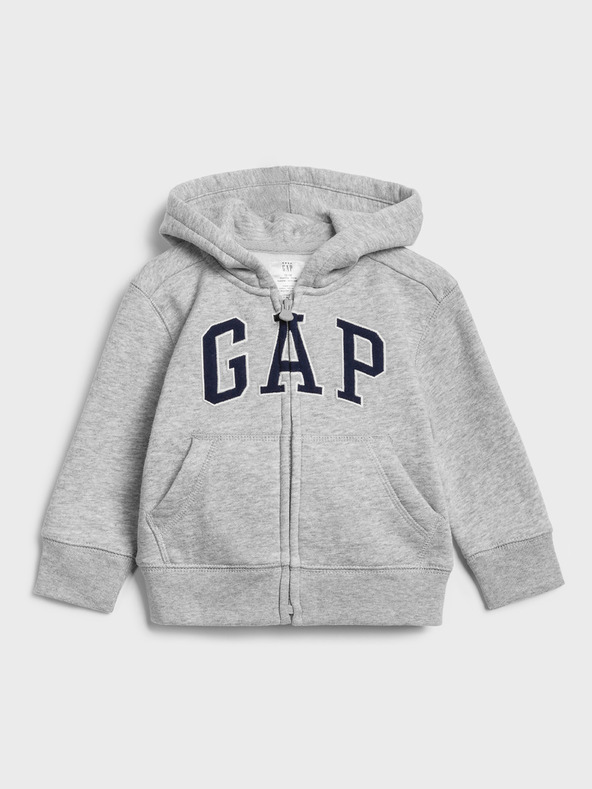 GAP Šedá klučičí mikina GAP Logo