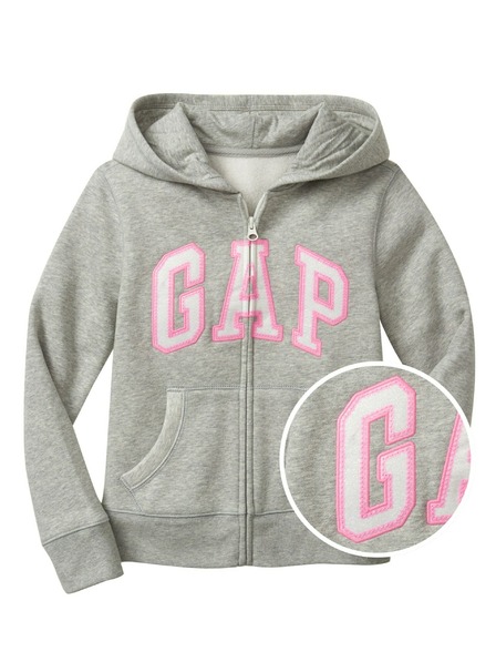 GAP Dětská mikina GAP logo zip