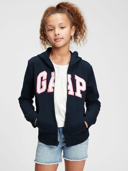 GAP Dětská mikina GAP logo zip