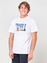 Rip Curl Bílé pánské tričko s potiskem Rip Curl