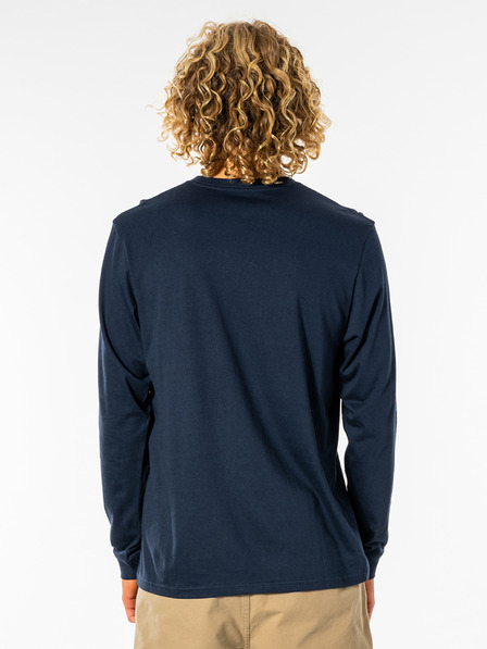 Rip Curl Tmavě modré pánské tričko s potiskem Rip Curl